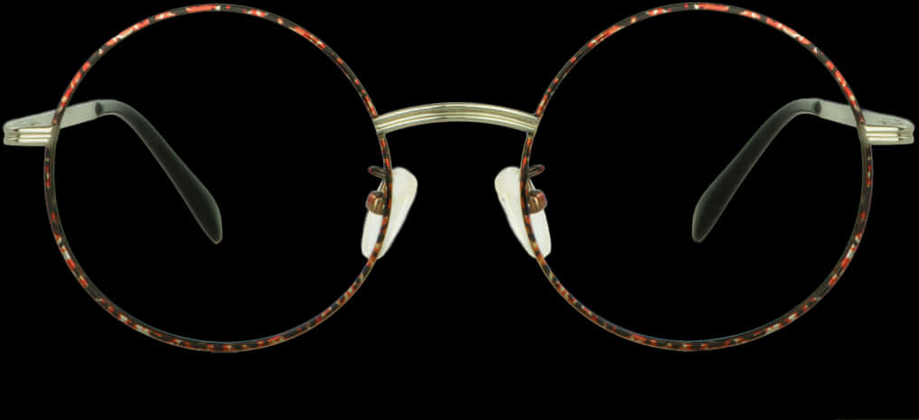 Vintage Round Tortoiseshell Glasses