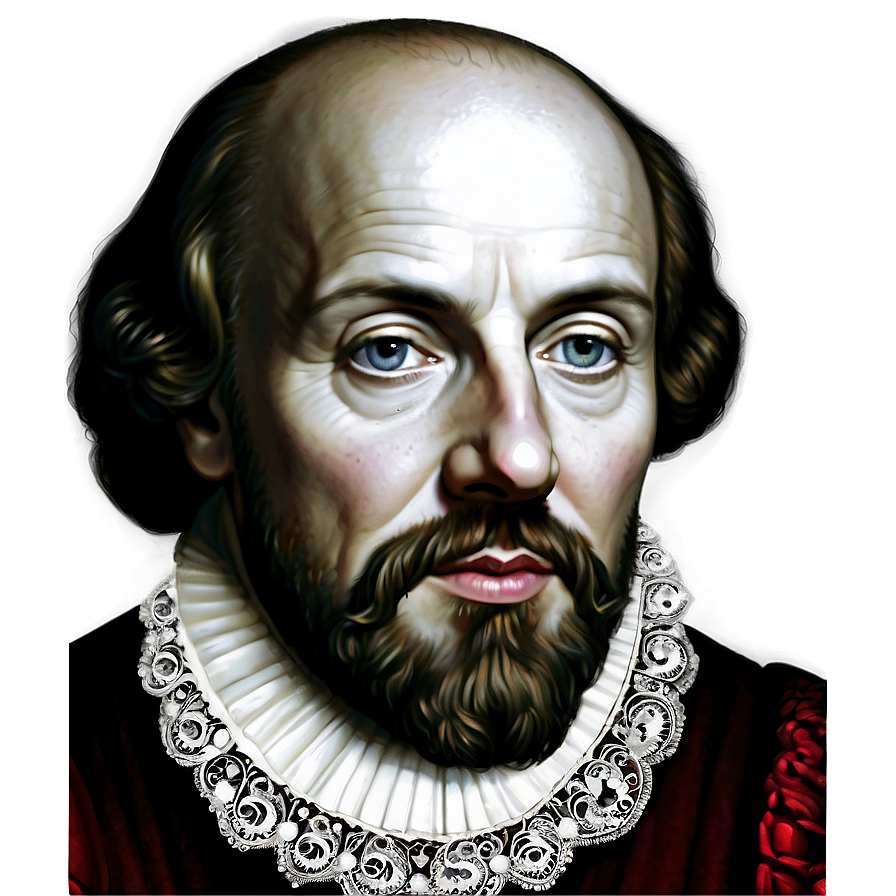 Vintage Shakespeare Portrait Png 98