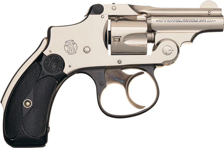 Vintage Silver Revolver