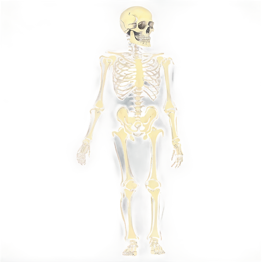 Vintage Skeleton Diagram Png 05032024