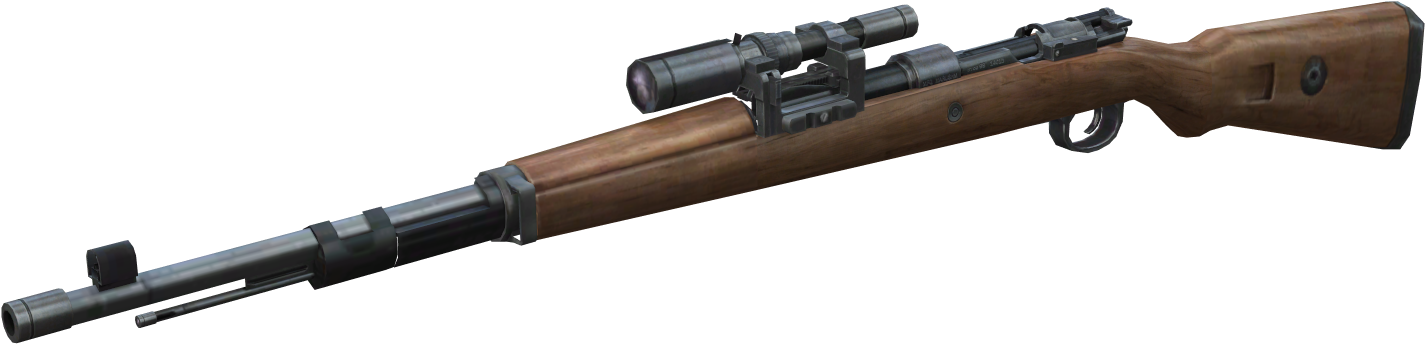 Vintage Sniper Riflewith Scope