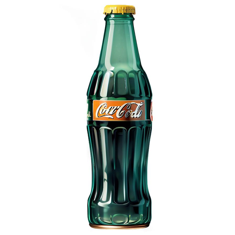 Vintage Soft Drink Bottle Png Awo