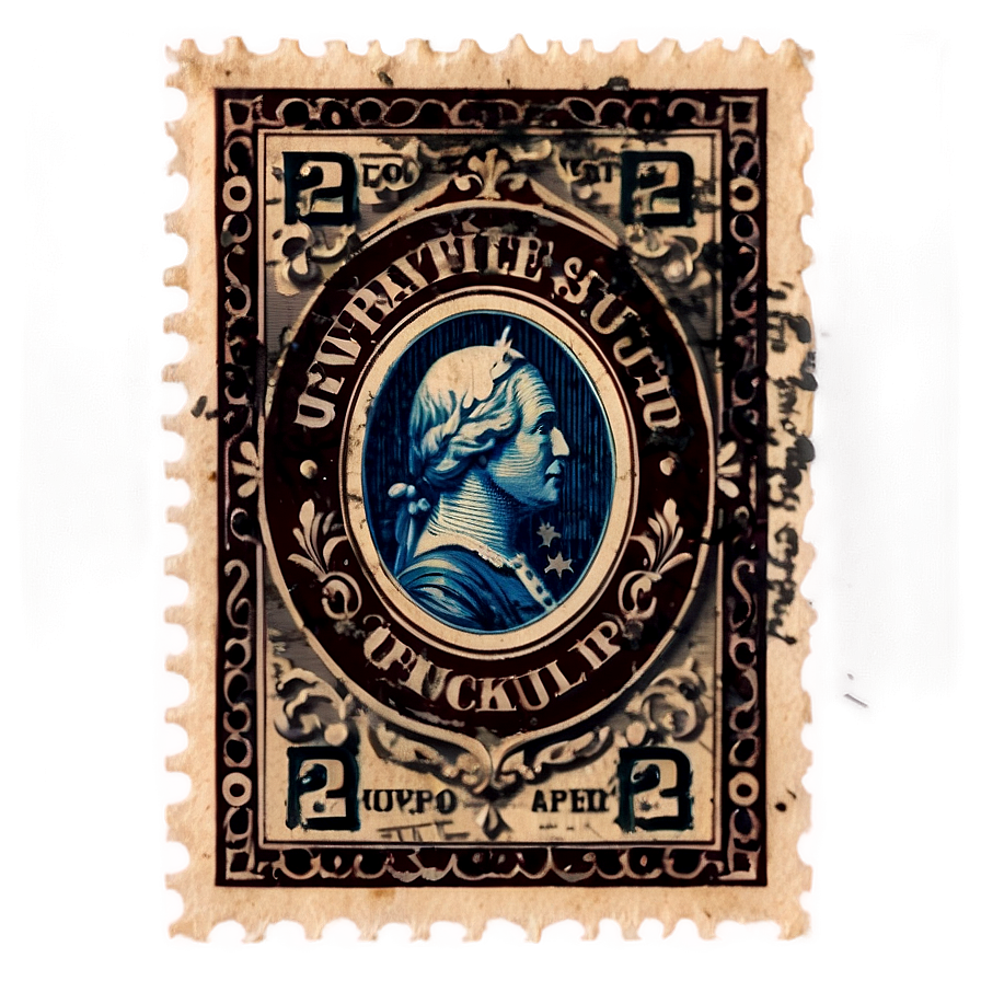 Vintage Stamp Mockup Png Ymy73