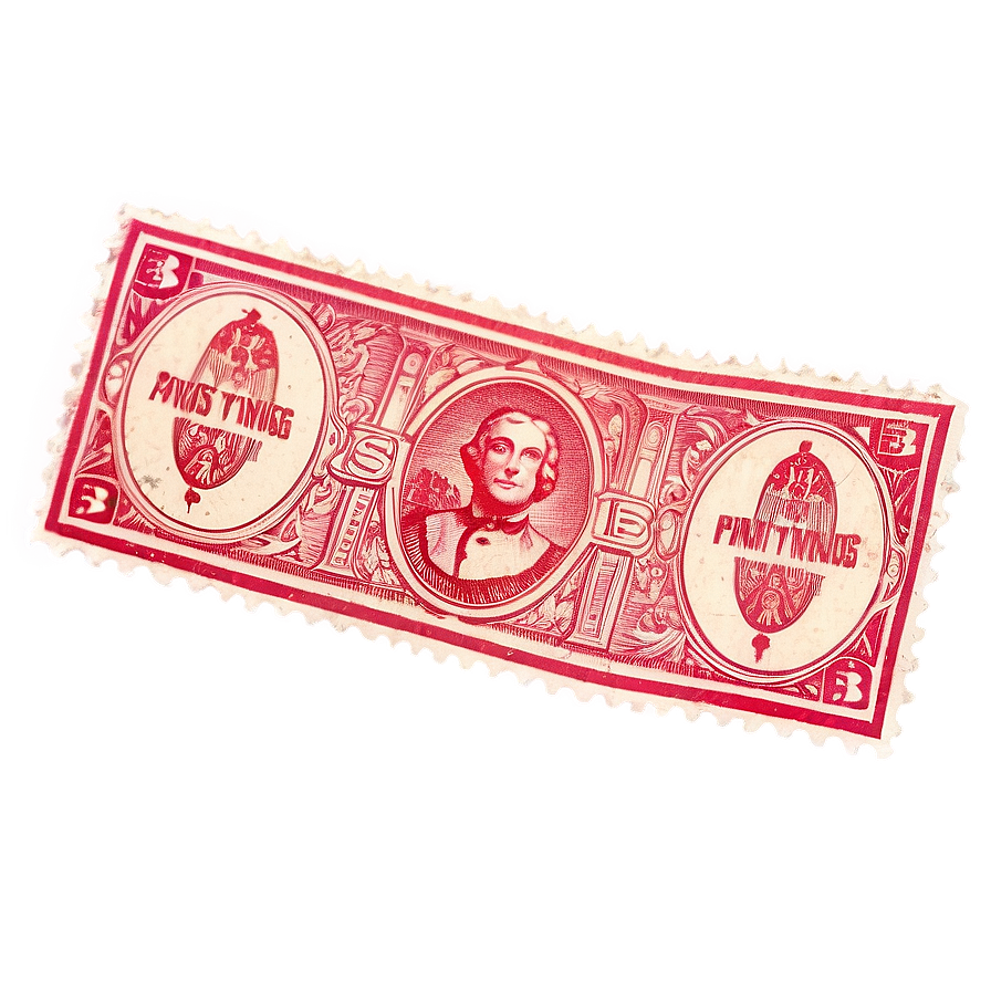 Vintage Stamp Outline Png 06282024