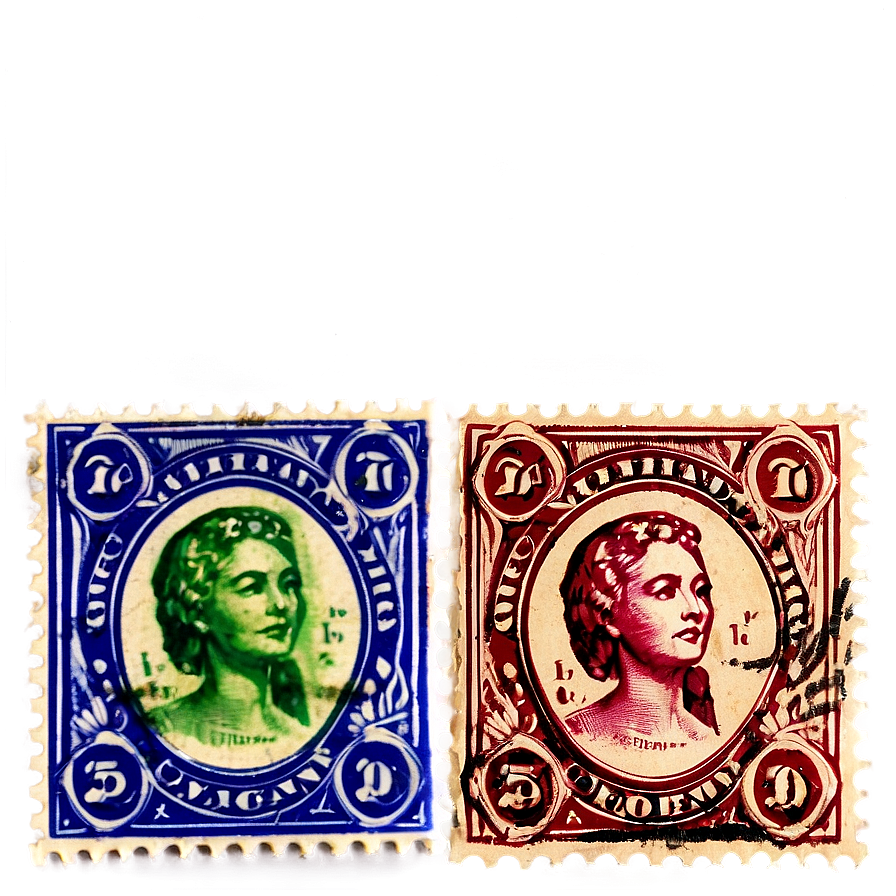 Vintage Stamp Png 05252024