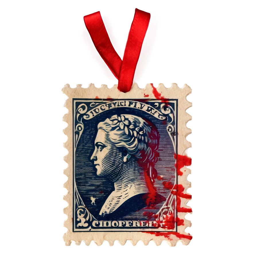 Vintage Stamp Silhouette Png 88