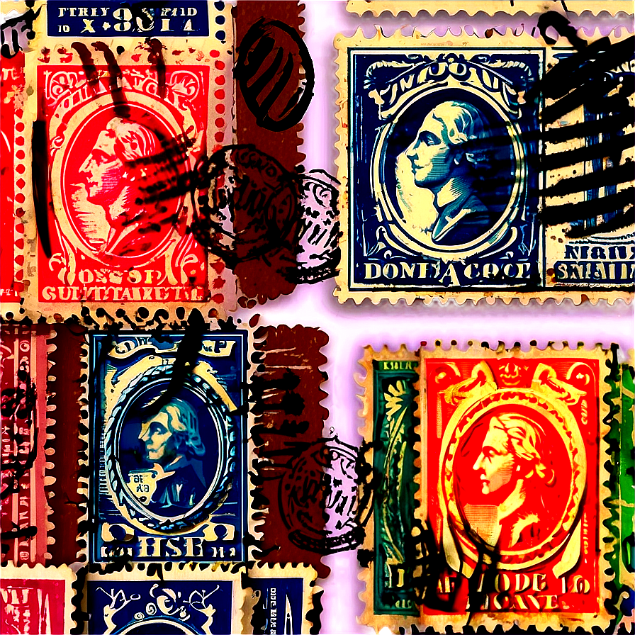 Vintage Stamp Vector Art Png 72