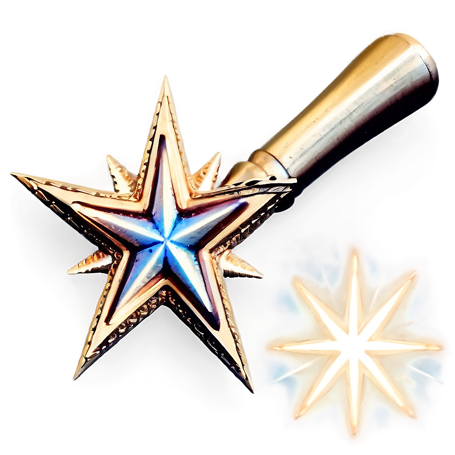 Vintage Star Wand Png 06132024