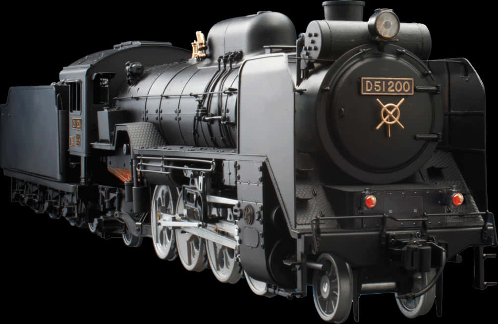 Vintage Steam Locomotive D51200