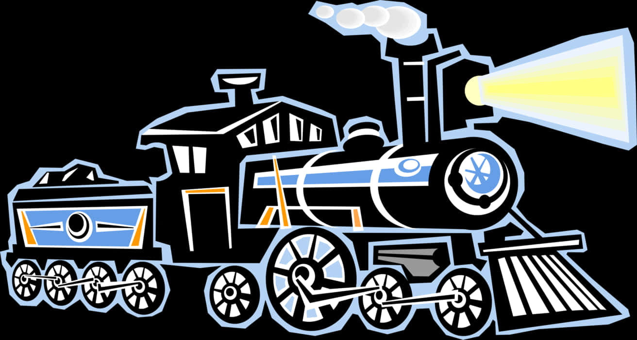 Vintage_ Steam_ Train_ Illustration