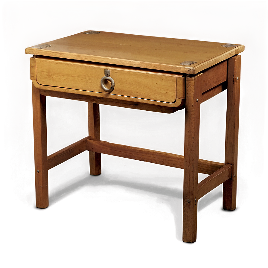 Vintage Student Desk Png 6