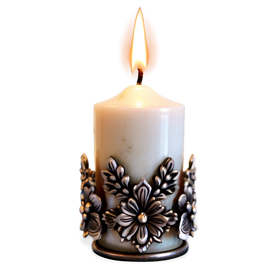 Vintage Style Candle Png Gud