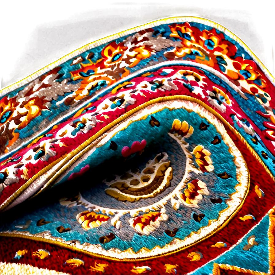 Vintage Style Carpet Png Orn82