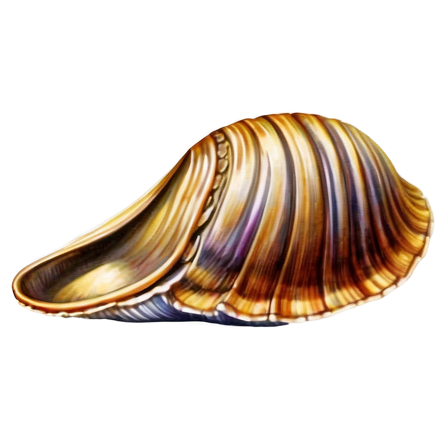Vintage Style Clam Illustration Png Mcr11