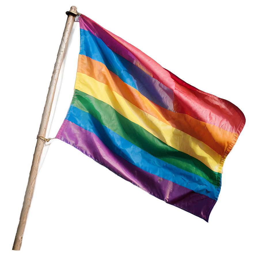 Vintage Style Lgbt Flag Png Qek