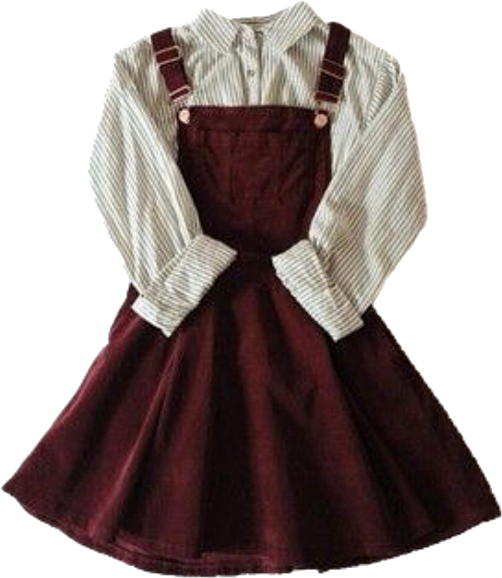 Vintage Style Pinafore Dress