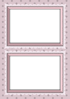 Vintage Styled Empty Frames