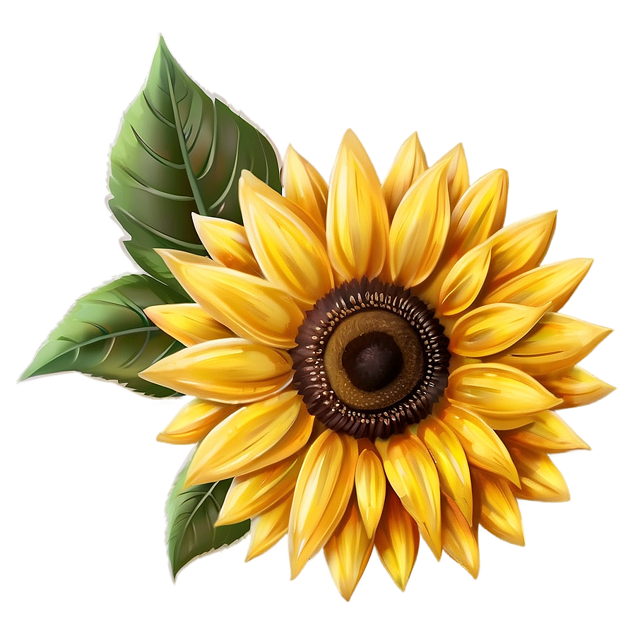 Vintage Sunflower Png Dso