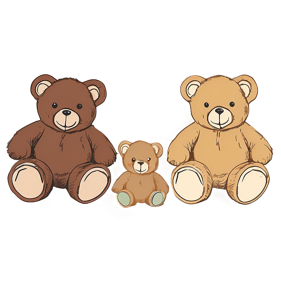 Vintage Teddy Bear Clipart Png Tur77