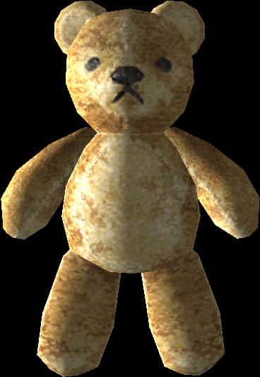 Vintage Teddy Bear Isolated