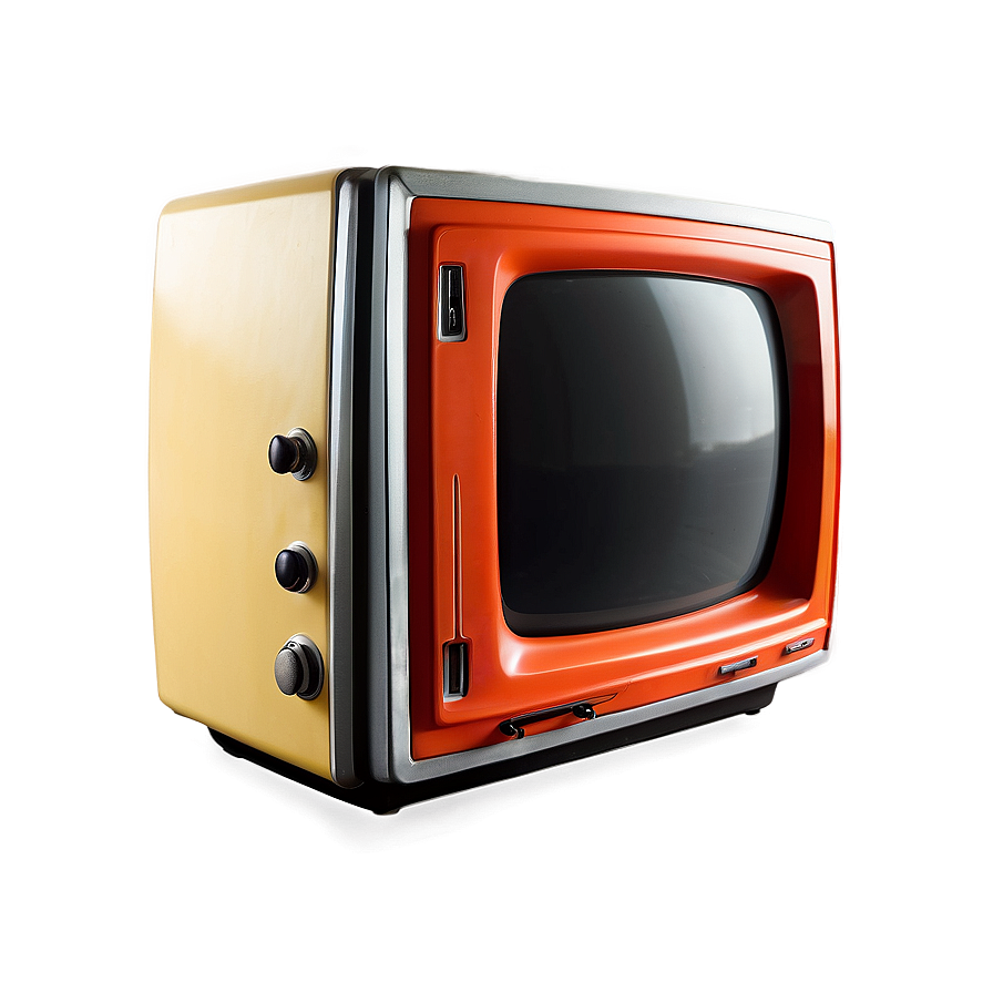 Vintage Television Side View Png Tmb