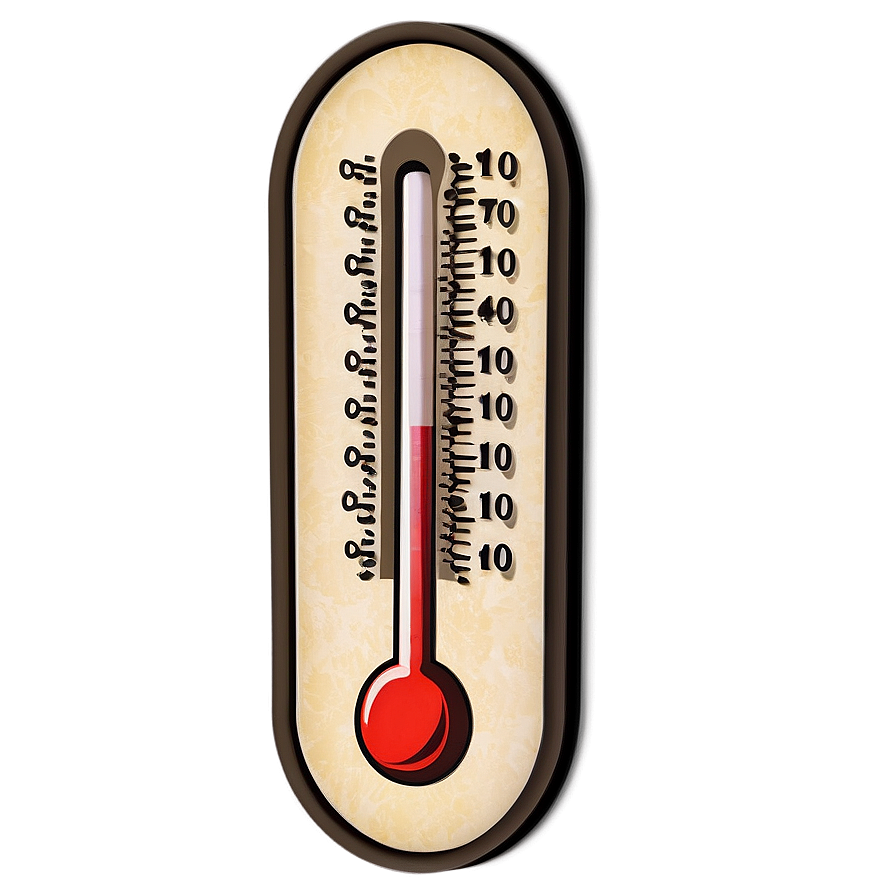 Vintage Thermometer Png Ocf33