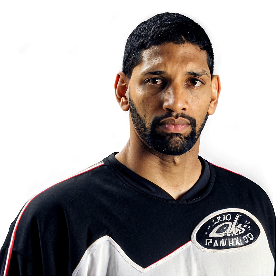 Vintage Tim Duncan Portrait Png Oxo15