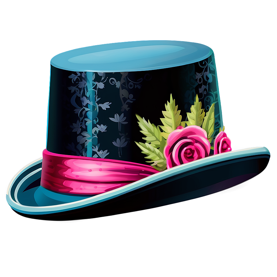 Vintage Top Hat Design Png 05042024