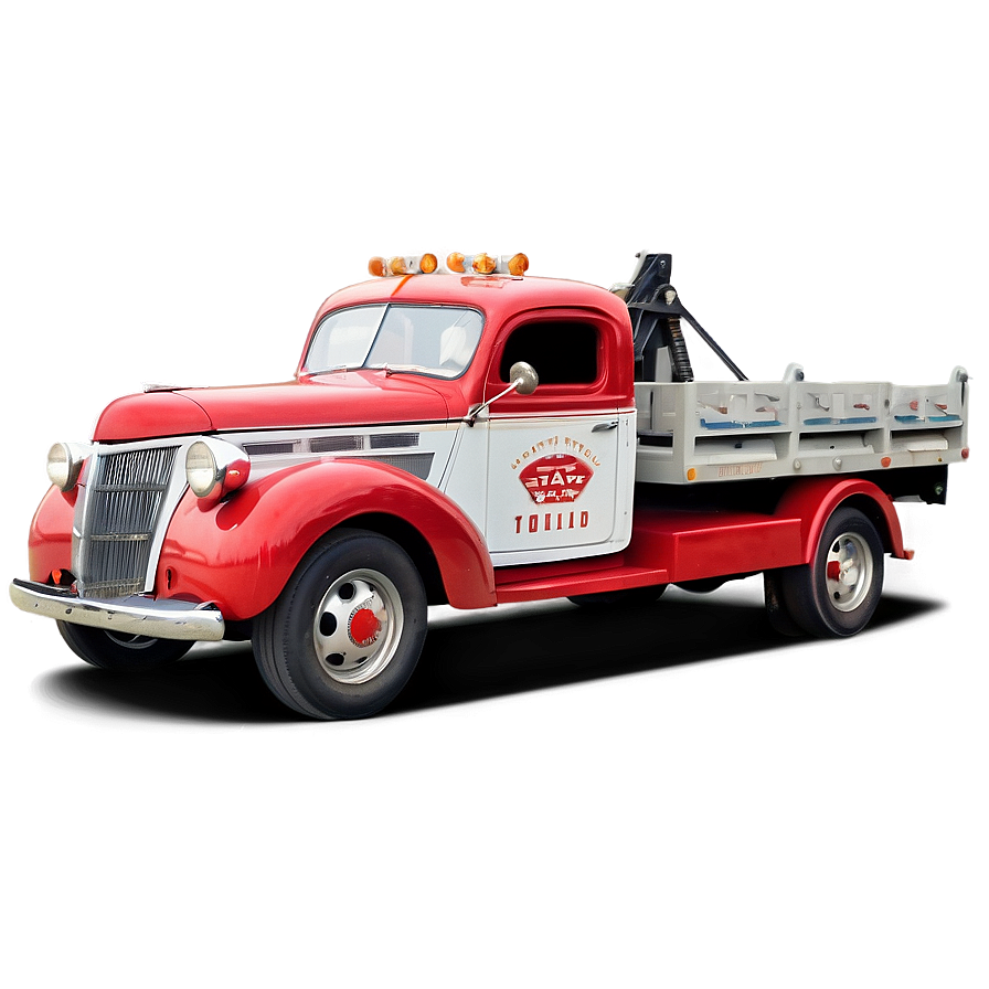 Vintage Tow Truck Png 06122024