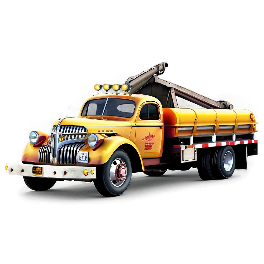 Vintage Tow Truck Png Xtl