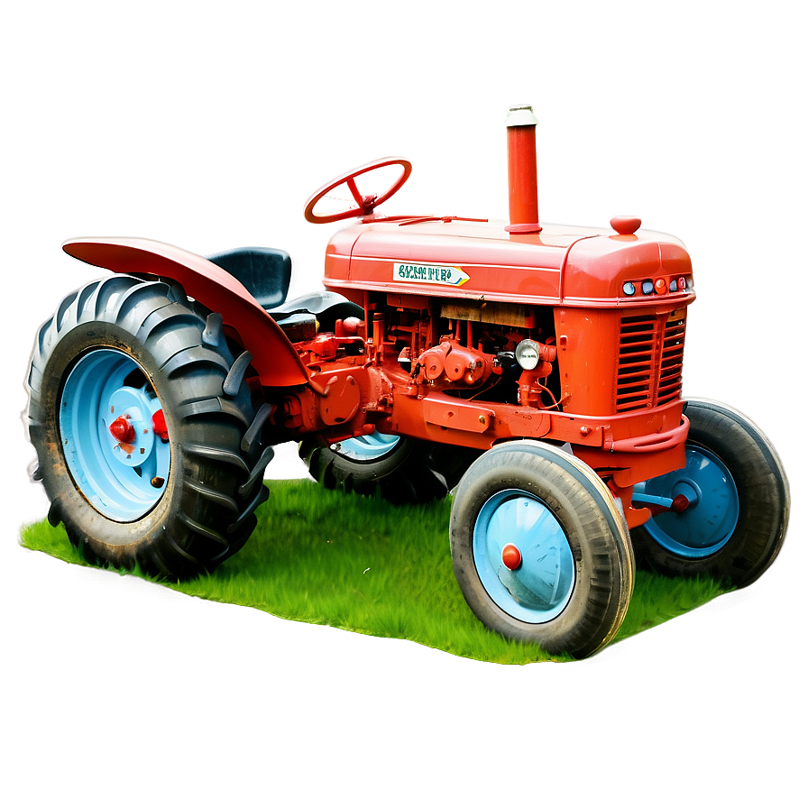 Vintage Tractor Png 05242024