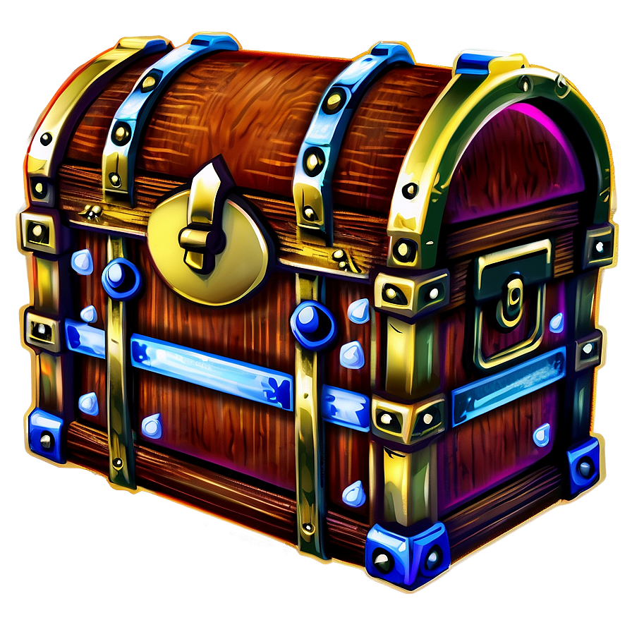 Vintage Treasure Chest Png 05252024