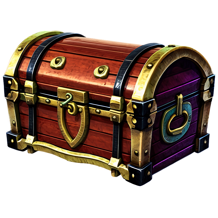 Vintage Treasure Chest Png 05252024