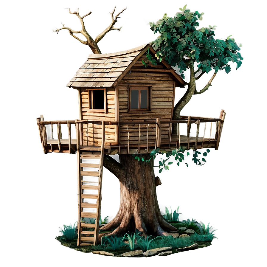 Vintage Treehouse Memories Png 8