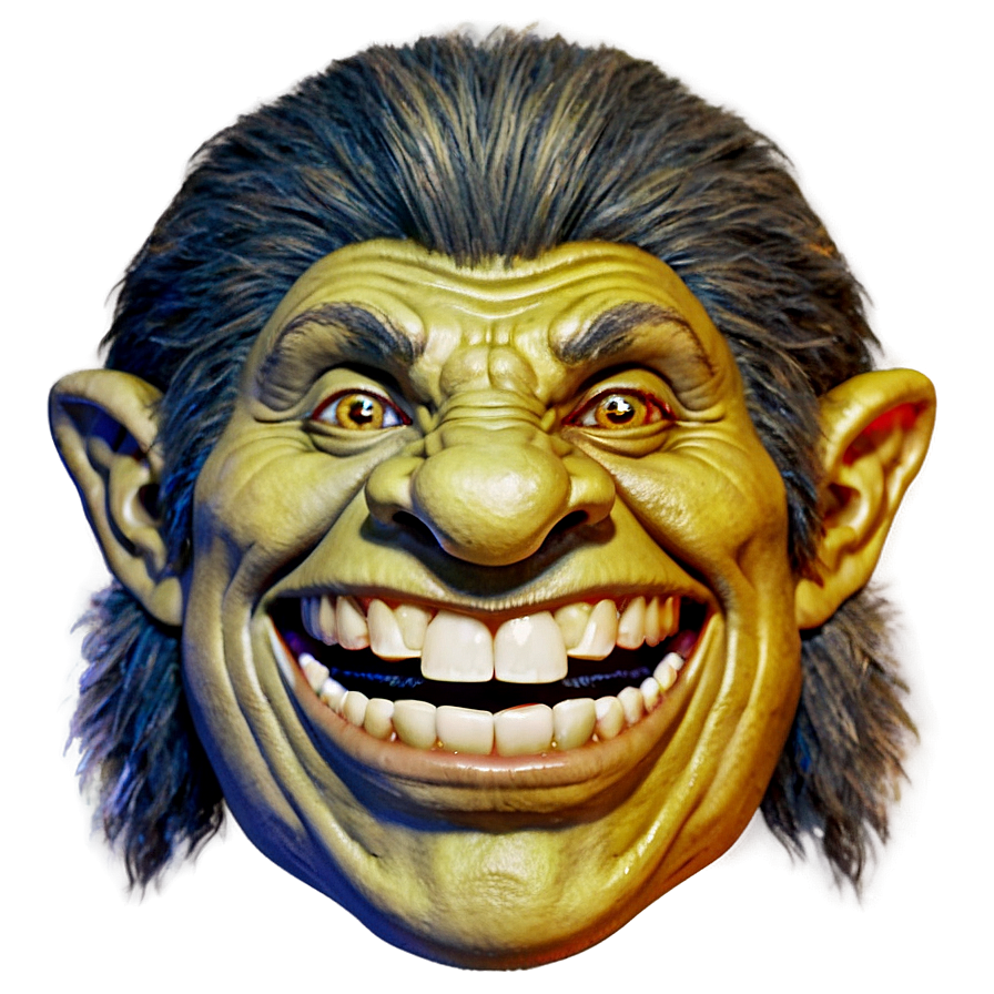 Vintage Troll Faces Artwork Png 06252024