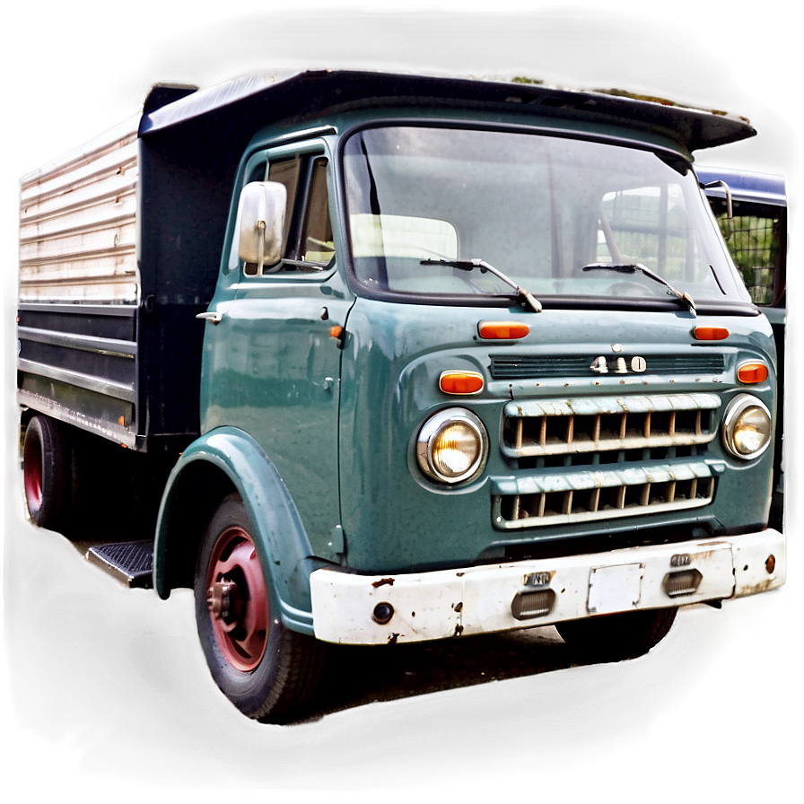 Vintage Truck Front View Png Lpk