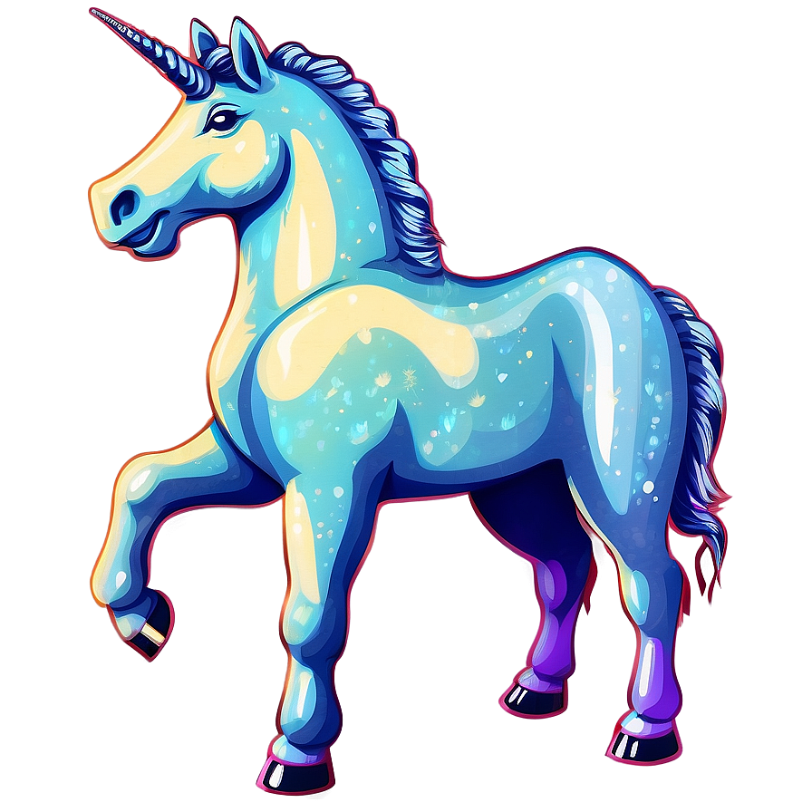 Vintage Unicorn Clipart Png 77