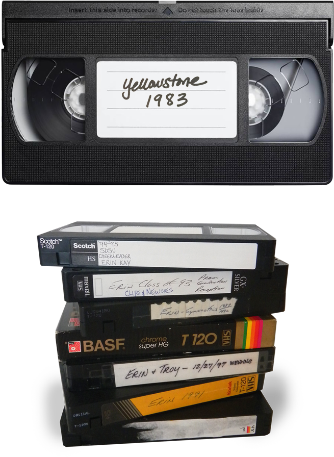 Vintage V H S Tape Collection1980s