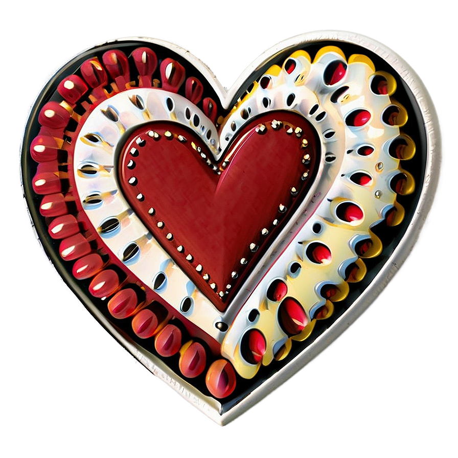 Vintage Valentine Heart Png 29