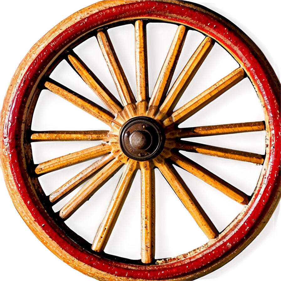 Vintage Wagon Wheel Design Png Mgn