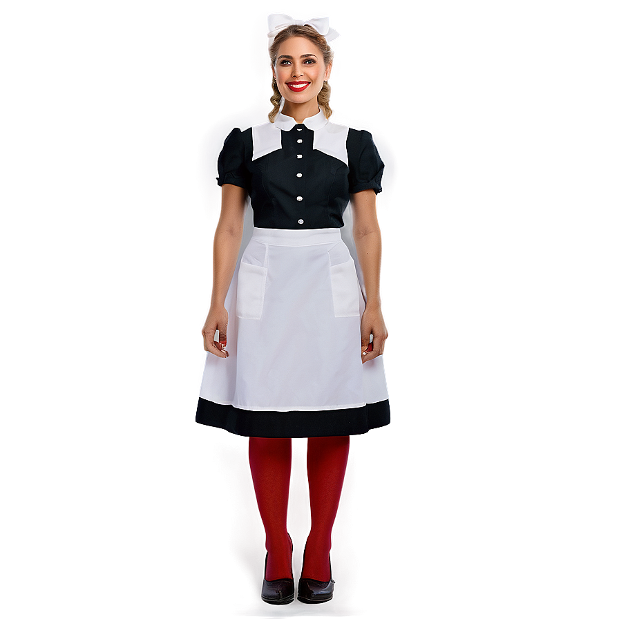 Vintage Waitress Outfit Png 73