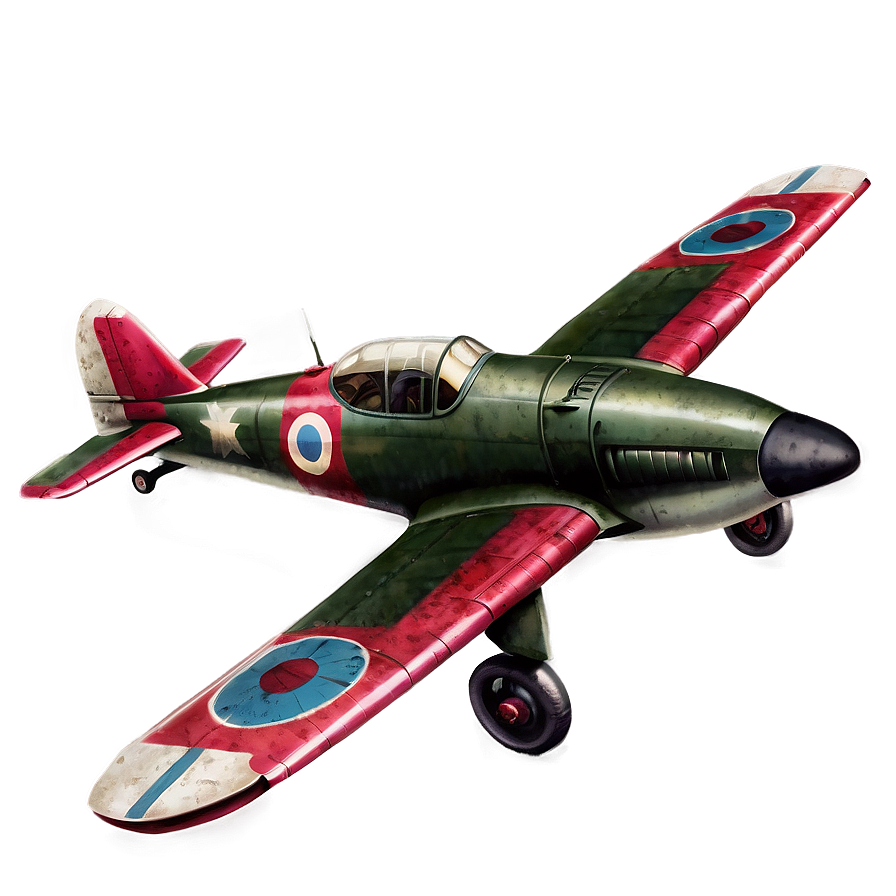 Vintage Warplane Png 29