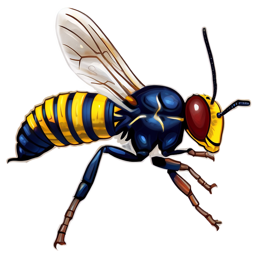 Vintage Wasp Illustration Png Juh89