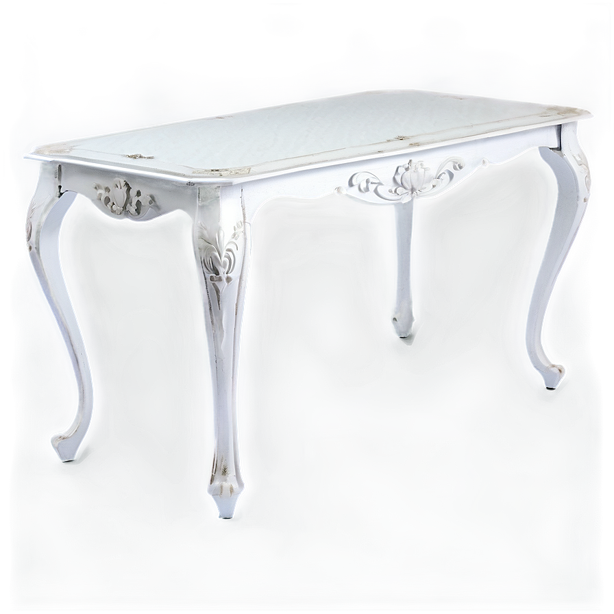 Vintage White Table Png Kru