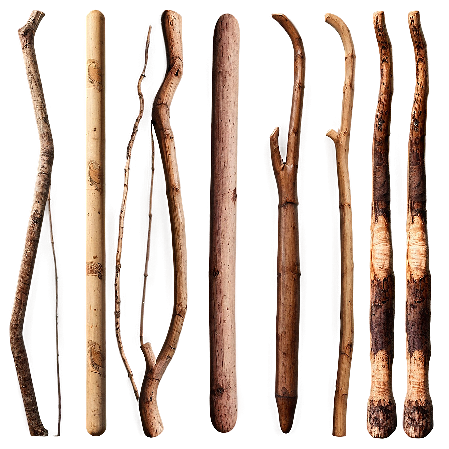 Vintage Wood Stick Png 34