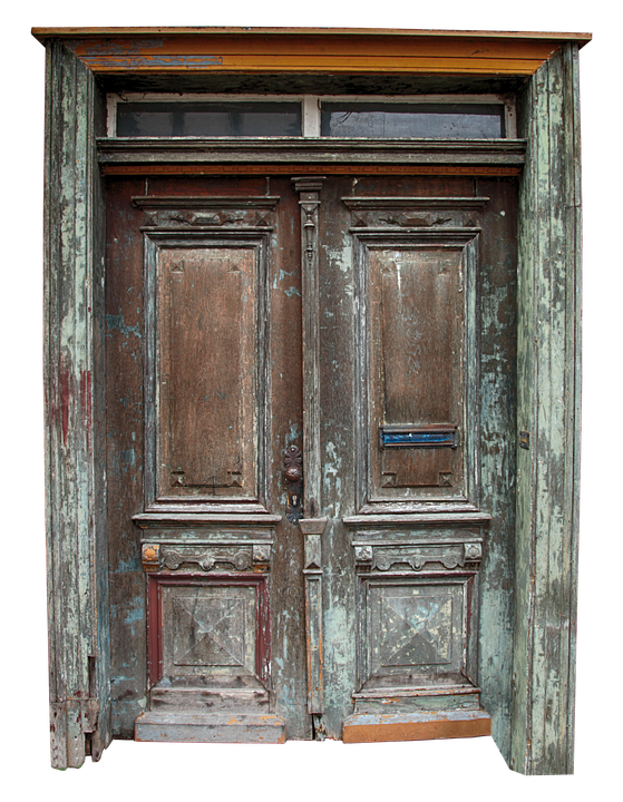 Vintage Wooden Door Texture