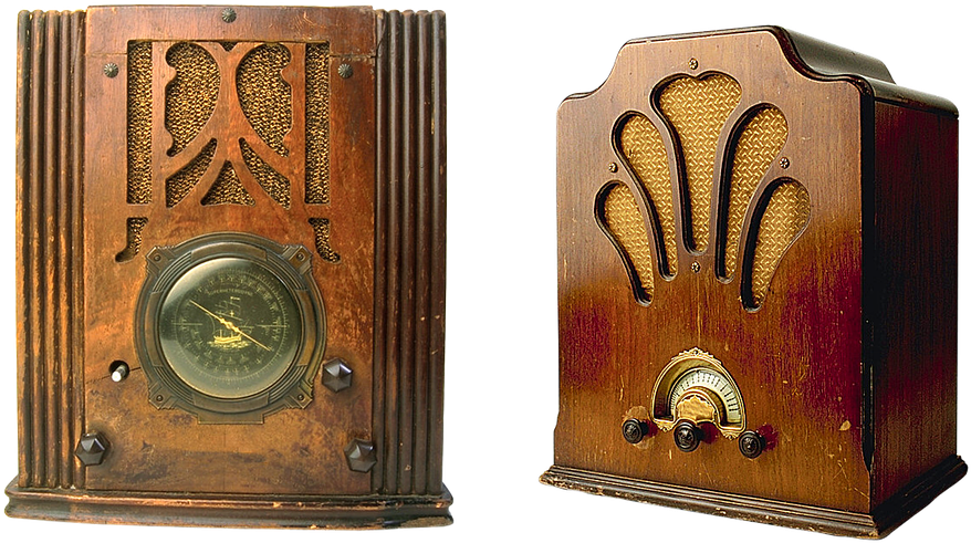 Vintage Wooden Radio Models