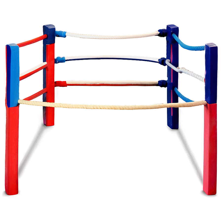 Vintage Wrestling Ring Design Png 34