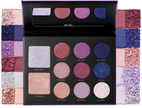 Violet Eyeshadow Palette Colors