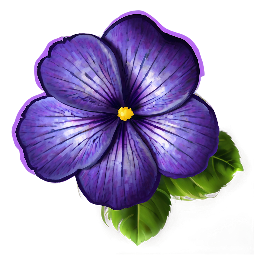 Violet Flower Sticker Png Cwf95